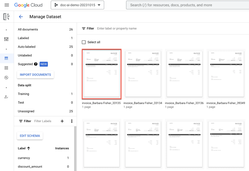 Beginning document labeling