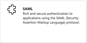 Entra ID SAML card