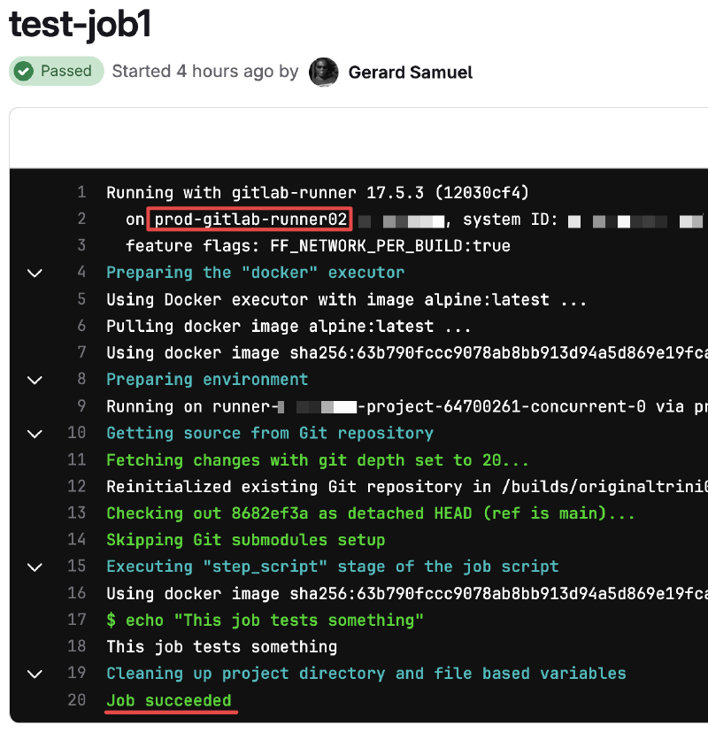 Viewing test-job1